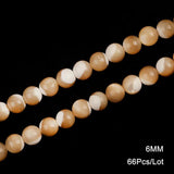 Mother Of Pearl Trochus Top Shell Beads 2-6 MM Stone Beige for Jewelry Making