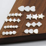 20pcs Shell Heart Five-pointed Star DIY Jewelry