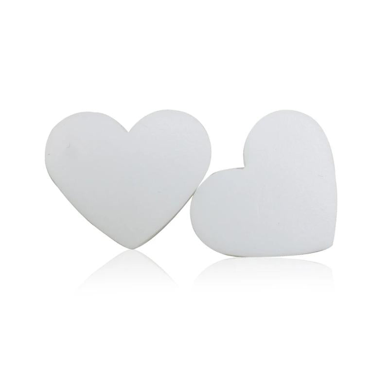 Rainbow Silicone Heart Beads for Pacifier Pen Necklace
