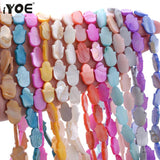 Multicolor Palm Shell Beads Natural Shell Hamsa Spacer Beads