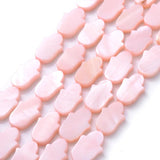 Multicolor Palm Shell Beads Natural Shell Hamsa Spacer Beads