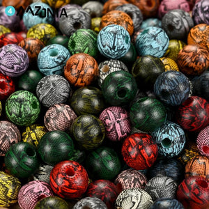 10mm Leopard Wooden Beads Natural Spacer Beads for Jewelry Making DIY
