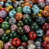 10mm Leopard Wooden Beads Natural Spacer Beads for Jewelry Making DIY