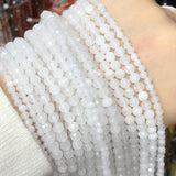 3mm Moonstone Faceted Beads for Jewelry Making