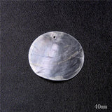 Matte Transparent Pearl Slice Shell Beads for Jewelry Making