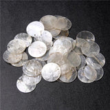 Matte Transparent Pearl Slice Shell Beads for Jewelry Making