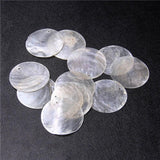 Matte Transparent Pearl Slice Shell Beads for Jewelry Making