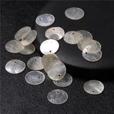 Matte Transparent Pearl Slice Shell Beads for Jewelry Making