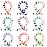 Colorful Ceramic Mushroom Beads for Jewelry Making DIY Necklace Bracelet