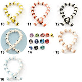 Colorful Ceramic Mushroom Beads for Jewelry Making DIY Necklace Bracelet