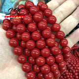 Garnet Red Jades Beads Round Spacer Beads 6 8 10mm 15''strand