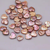 Freshwater Pearl Pendant Heart Shape Beads for Jewelry Making DIY Charm