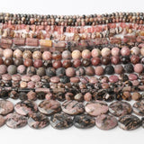 Argentine Rhodochrosite Faceted Round Beads for Jewelry Making