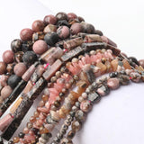 Argentine Rhodochrosite Faceted Round Beads for Jewelry Making