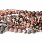 Argentine Rhodochrosite Faceted Round Beads for Jewelry Making