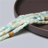 4MM Natural Stone Agates Cube Beads for Jewelry Making