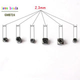 Hexagon Hematite Spacer Stone Beads for Jewelry Making 15''