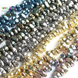 Hematite Irregular Gravel Loose Beads for Jewelry Making 15''