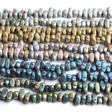 Hematite Irregular Gravel Loose Beads for Jewelry Making 15''
