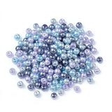 4mm 6mm 8mm Glass Pearl Beads Round Loose Bead DIY Bracelet Necklace Jewelry