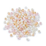 4mm 6mm 8mm Glass Pearl Beads Round Loose Bead DIY Bracelet Necklace Jewelry