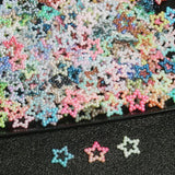100/200pcs Multicolor Star ABS Hollow Pearl Loose Beads DIY Crafts