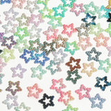 100/200pcs Multicolor Star ABS Hollow Pearl Loose Beads DIY Crafts