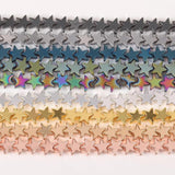 Multicolor Star Shape Hematite Stone Beads Round Spacer Beads 6 8mm