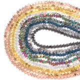 Multicolor Star Shape Hematite Stone Beads Round Spacer Beads 6 8mm