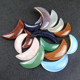 Moon Shape Cabochons Natural Semi-precious Stone for Jewelry Making