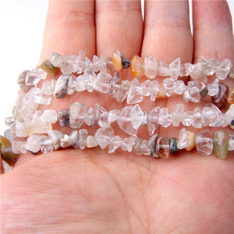 5-8MM Tiger Eye Agates Stone Chip Beads for Jewelry Making