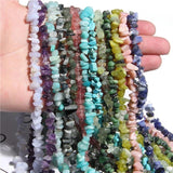 5-8MM Tiger Eye Agates Stone Chip Beads for Jewelry Making