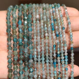 Natural Kyanite Stone Beads - 2/3/4mm Faceted Gems for Jewelry Making