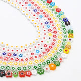 Bohemia Beads Bracelet Colorful Flowers Evil Eye Charms Jewelry