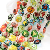 Oblate Lampwork Glass Beads Pendant Loose Beads For Jewelry Making