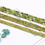 2 3 4mm Canadian Jade Nephrite Micro Faceted Loose Beads for Jewelry Making