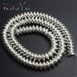 Natural Silver Hematite Spacer Beads 4/6/8mm