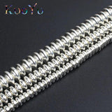 Natural Silver Hematite Spacer Beads 4/6/8mm