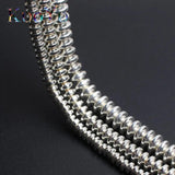 Natural Silver Hematite Spacer Beads 4/6/8mm