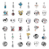 Silver Bracelet Making Women Berloque DIY Bead Fit Necklace Charms...