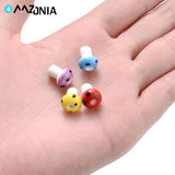 10/20/30pcs Mixed Ceramic Beads Mushroom Spacer for DIY Jewelry Making