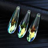 2Pc/Lot Lampwork Glass Teardrop Pendant Beads for Sun Catcher