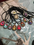 20Pcs Mixed Photo Glass Drop Cabochons Jewelry Supplies