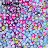 100-400Pcs 4x7mm Heart Acrylic Beads Spacer Jewelry Making DIY Bracelet