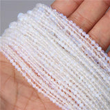 Natural Faceted Opal Beads 2/3/4mm Round Opalite Spacer Bead