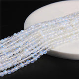 Natural Faceted Opal Beads 2/3/4mm Round Opalite Spacer Bead