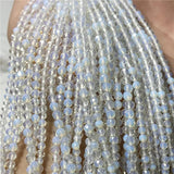 Natural Faceted Opal Beads 2/3/4mm Round Opalite Spacer Bead