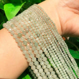Green Aventurine Faceted Stone Beads for Jewelry Making