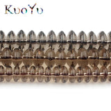Smoky Quartz Spacer Beads 15 Strand 6/8/10mm