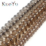 Smoky Quartz Spacer Beads 15 Strand 6/8/10mm